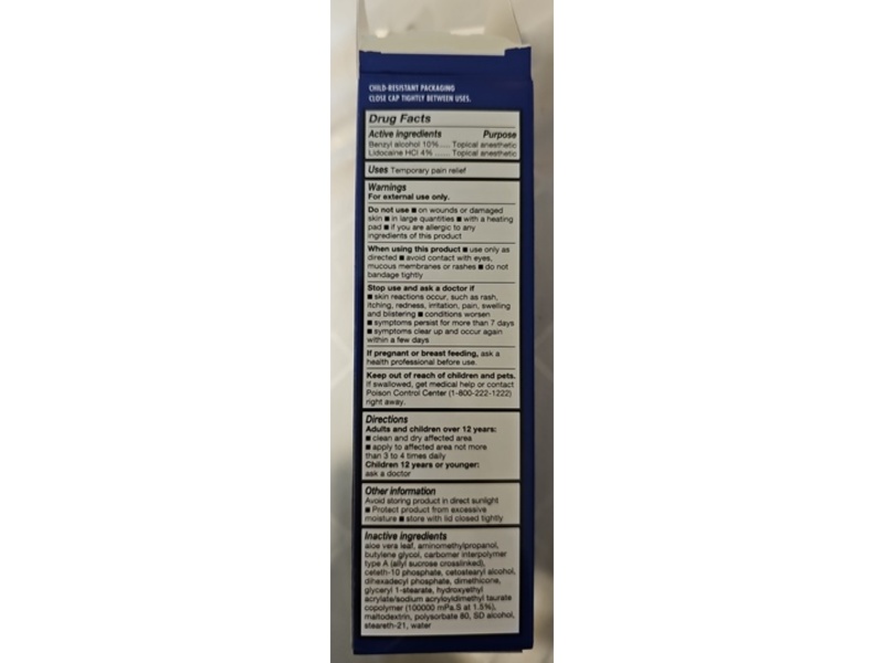 HealthWise Pain Relief Lidocaine Plus+ Cream, 3 oz/85 g