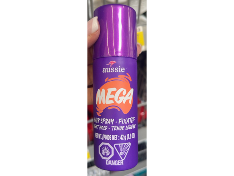 Aussie Mega Hair Spray, Light Hold, 1.5 oz/42 g