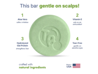 Tree Bottle Kids Shampoo Bar, Fizzy Green, 4.5 oz/115 g, Pack Of 2 - thumbnail 2