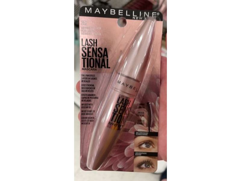 Maybelline New York Lash Sensational Mascara, Midnight Black, 0.32 fl oz