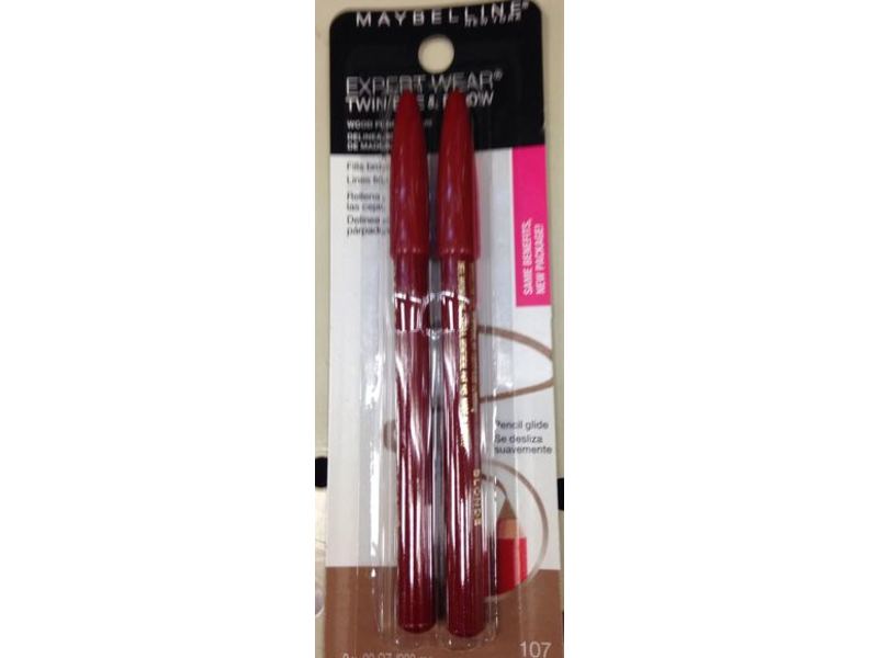 Maybelline Expert Wear Twin Eye & Brow Pencil, 107 Blonde, 0.3 oz/900 mg