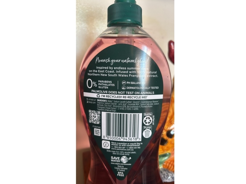 Palmolive Luminous Oils Bodywash, Coconut & Frangipani, 750 mL