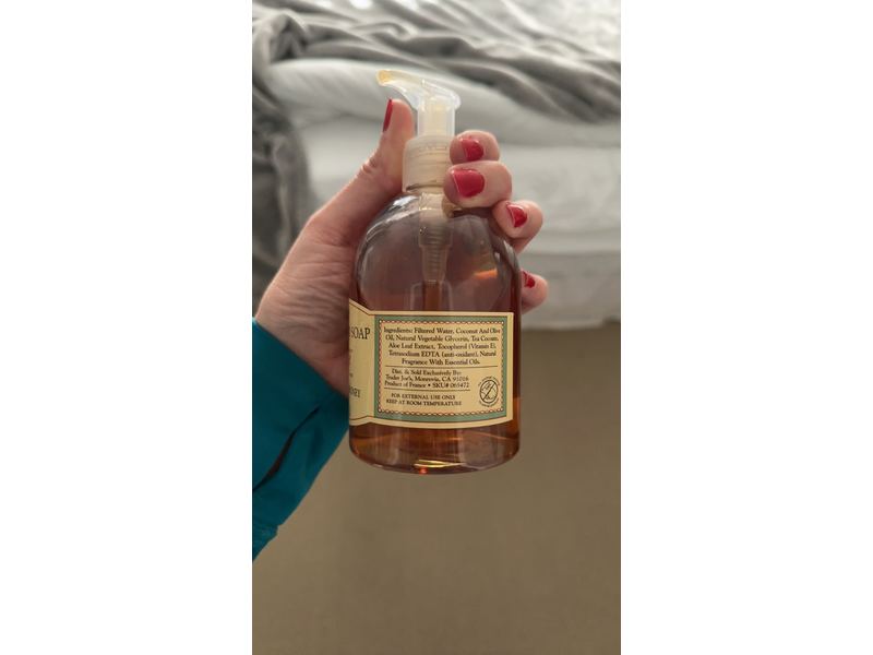 Trader Jacques French Liquid Soap, Orange Blossom Honey, 10 fl oz/296 mL, Pack Of 2