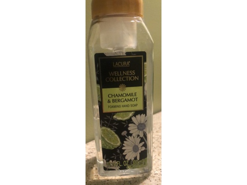 Lacura Wellness Collection Foaming Hand Soap, Chamomile & Bergamot, 10.14 fl oz/300 mL