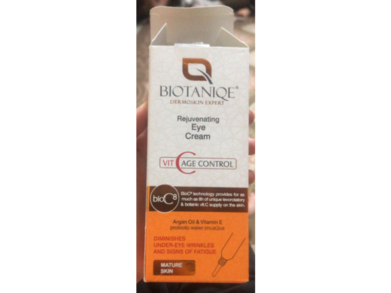 Biotaniqe Vitamin C Rejuvenating Eye Cream, 15 mL