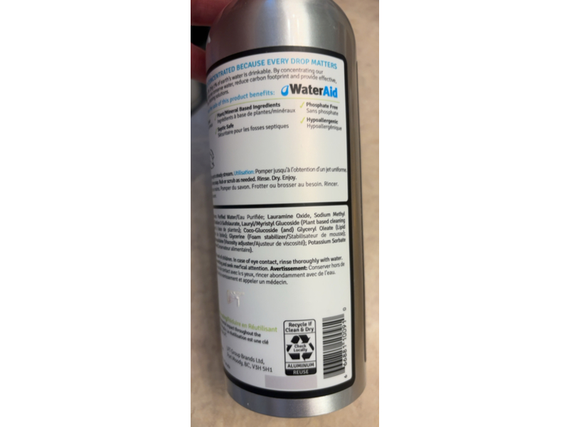 Live For Tomorrow Clean Mitts Hand Soap, 16.9 fl oz/500 mL