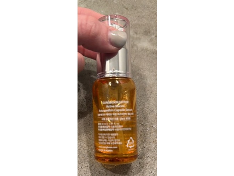 Sungboon Editor Actice Marine Astaxanthin Capsule Serum, 1.01 fl oz/30 mL