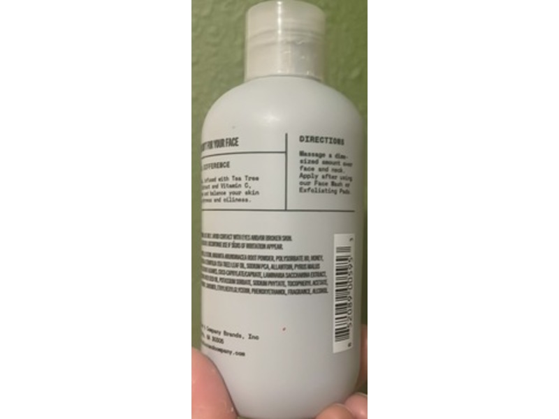 Bevel Face Moisturizer Gel, Vitamin C, 4 fl oz/120 mL