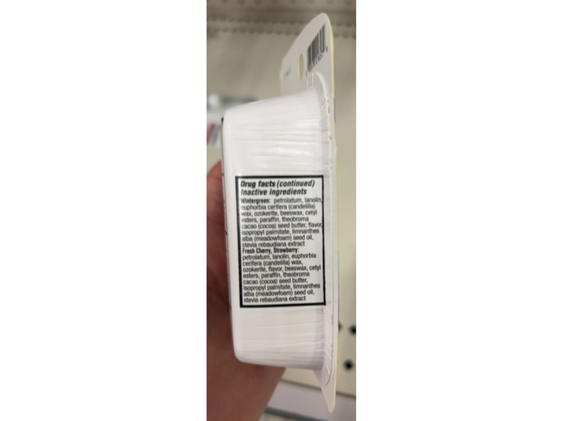 Carmex Daily Care Moisturizing Lip Balm Set, SPF 15, Fresh Cherry + Strawberry + Wintergreen, 0.15 oz/4.25 g, Pack Of 4