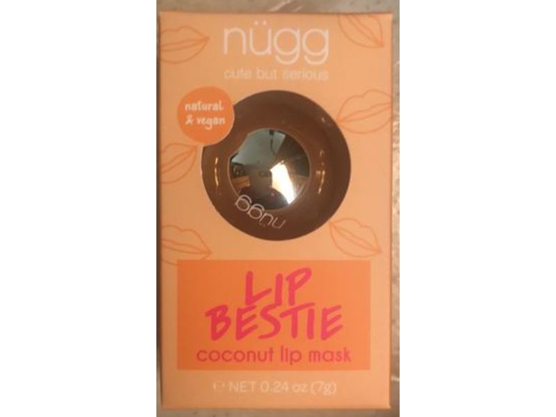 Nugg Lip Bestie Coconut Lip Mask, 0.24 oz/7 g