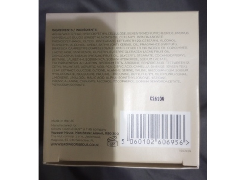 Grow Gorgeous Balance Shine-Enhancing Over Night Hair Mask, 6.7 fl oz/200 mL