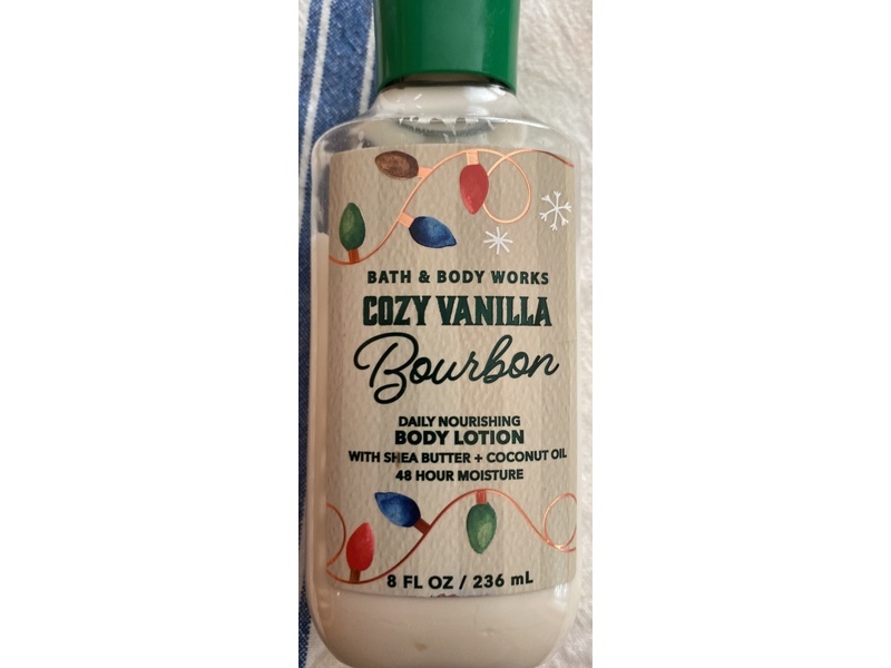 Bath & Body Works Daily Nourishing Body Lotion, Cozy Vanilla Bourbon, 8 fl oz/ 236 mL