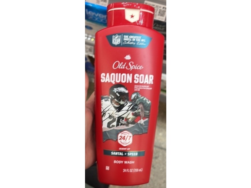 Old Spice Saquon Soar Body Wash, Santal + Speed, 24 fl oz/709 mL