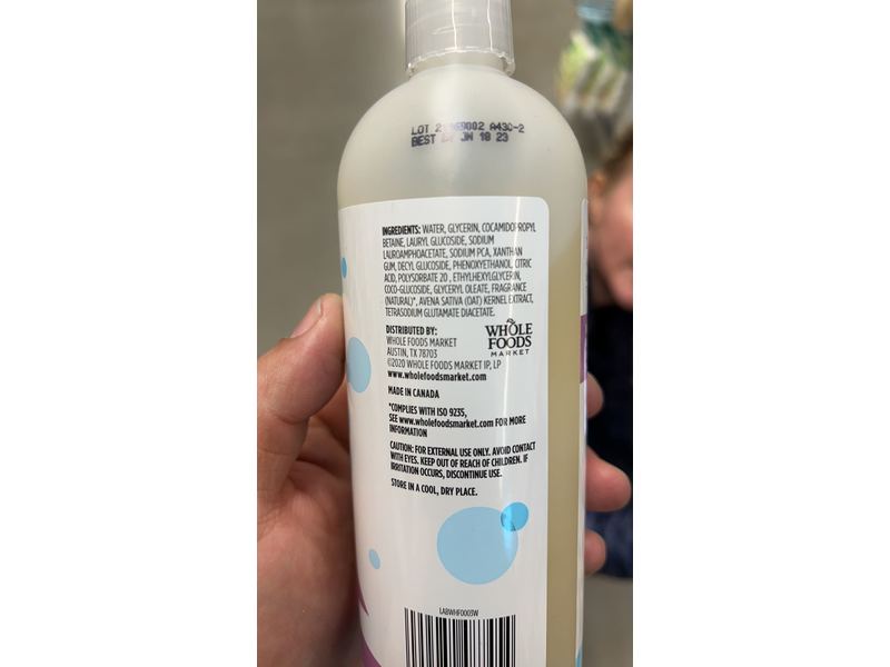 365 by Whole Foods Market Baby 2 in 1 Shampoo + Body Wash Lavender Honey 16 fl oz (473 mL)