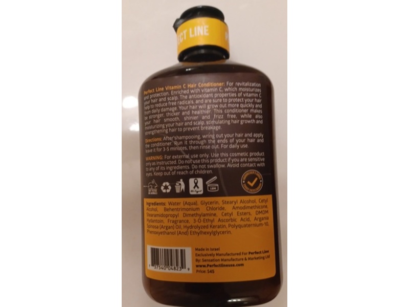 Perfect Line Anti-Aging Replenishing Moisture Ultra Hydrating Conditioner, Vitamin C, 13.52 oz/400 mL