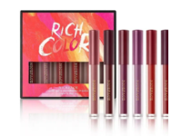 Rich Color Velvet Lip Gloss, Niceface, 0.041 fl oz/1.6 g, 6 Count - Image 2