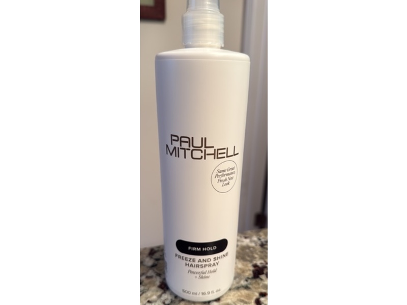 Paul Mitchell Freeze And Shine Hairspray, Firm Hold, 16.9 fl oz/500 mL
