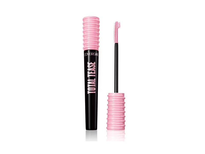 CoverGirl Total Tease Waterproof Mascara, Very Black, 0.21 fl oz/6.5 mL