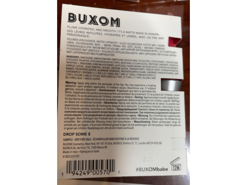 Buxom Full-On Plumping Lip Matte Kit, 0.05 fl oz/1.6 mL