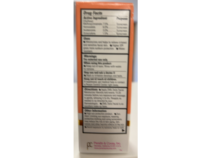 Dml Facial Moisturizer, SPF 25, 1.5 oz/45 g