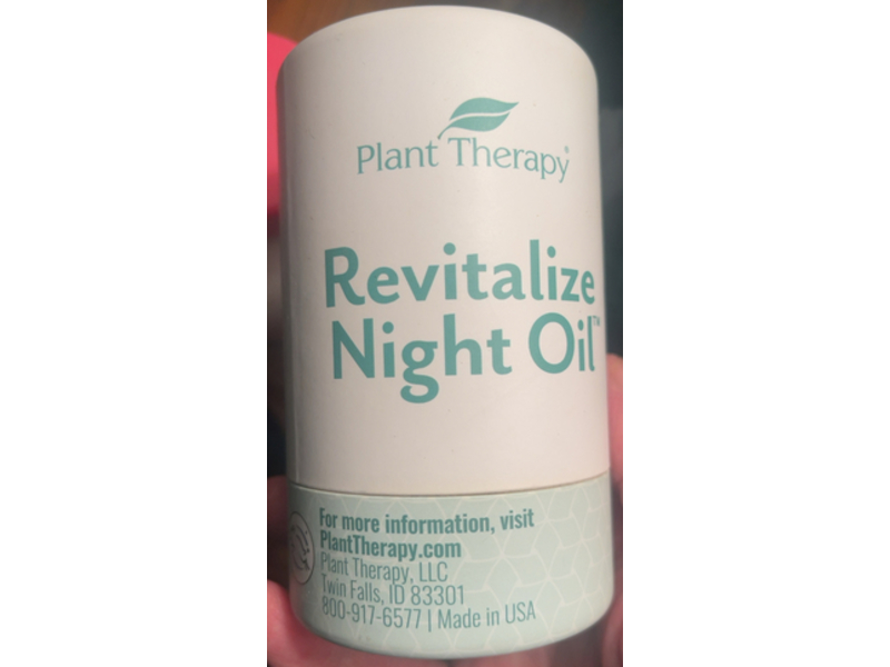Plant Therapy Revitalize Night Oil, Cbd, 1 fl oz/30 mL