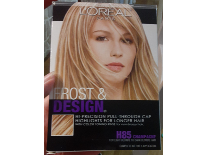 L'Oreal Paris Frost & Design Dramatic Hi-Precision Pull-Through Cap Highlights, H85 Champagne