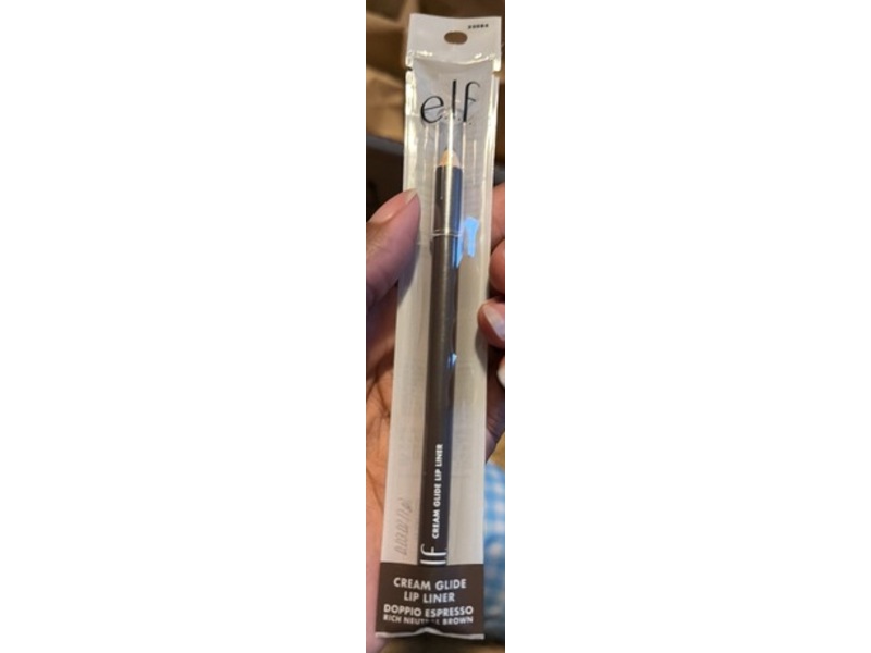 e.l.f. Cosmetics Cream Glide Lip Liner, Doppio Espresso, 0.03 oz