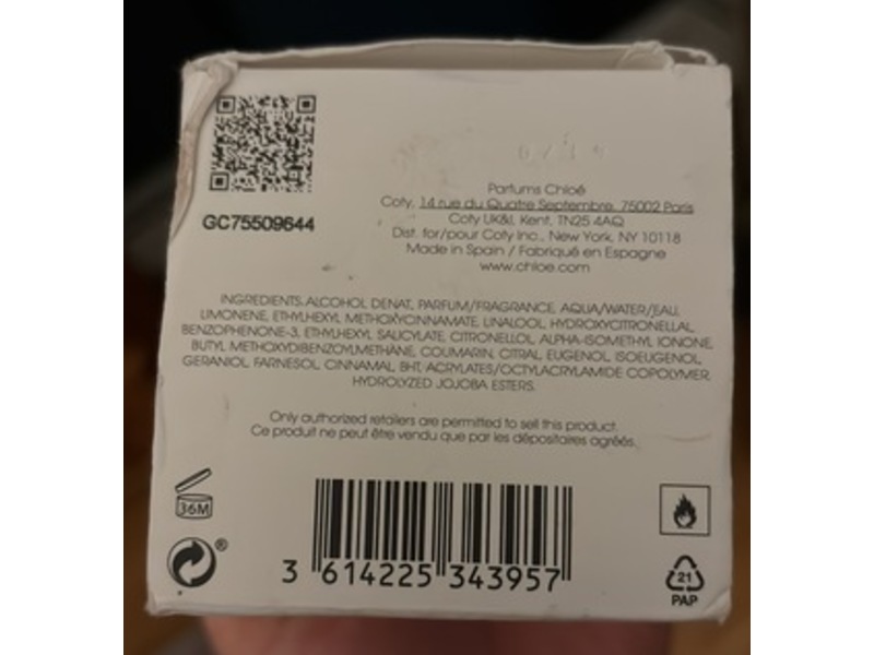 Chloe Atelier Des Fleurs Eau De Parfum, Cedrus, 1.6 fl oz/50 mL