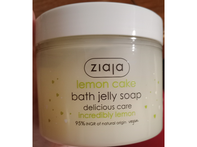 Ziaja Bath Jelly Soap, Lemon Cake, 9.15 fl oz/260 mL