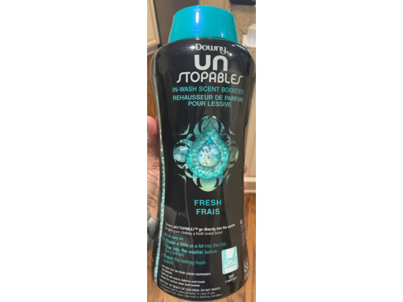 Downy Un Stopables In-Wash Scent Booster, Fresh, 34 oz/936 g