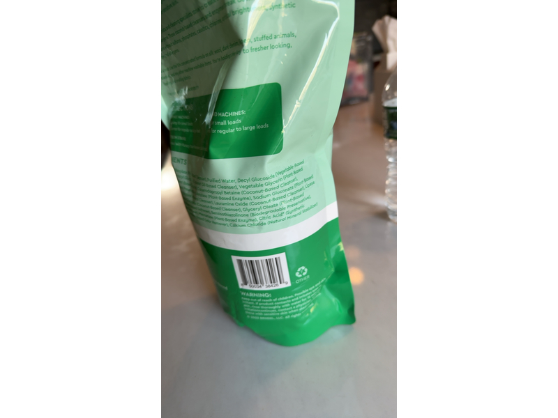 Puracy Liquid Laundry Detergent Refill, Free & Clear, 192 Loads, 48 fl oz/1418 mL