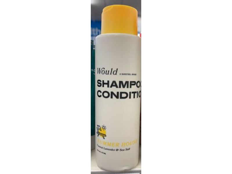 Would Summer House Shampoo Conditioner, Coastal Lavender & Sea Salt, 16 fl oz/473 mL
