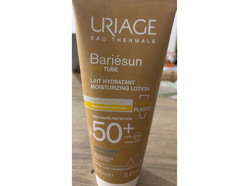 Uriage Eau Thermale Moisturizing Lotion, SPF 50+, 6.8 fl oz/200 mL