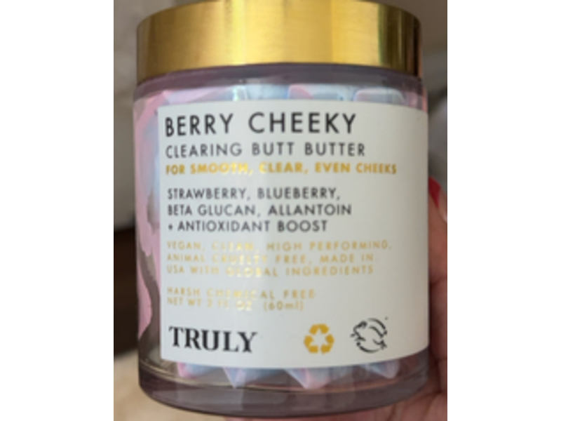 Truly Berry Cheeky Clearing Butt Butter, 2 oz