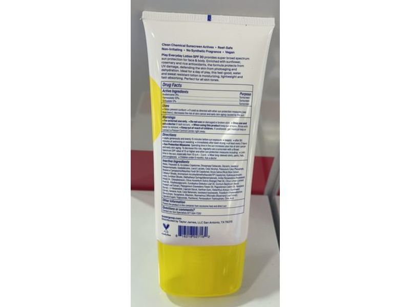 Supergoop! Play Everyday Lotion, Sunflower Extract, SPF 30, 5.5 fl oz/162 mL