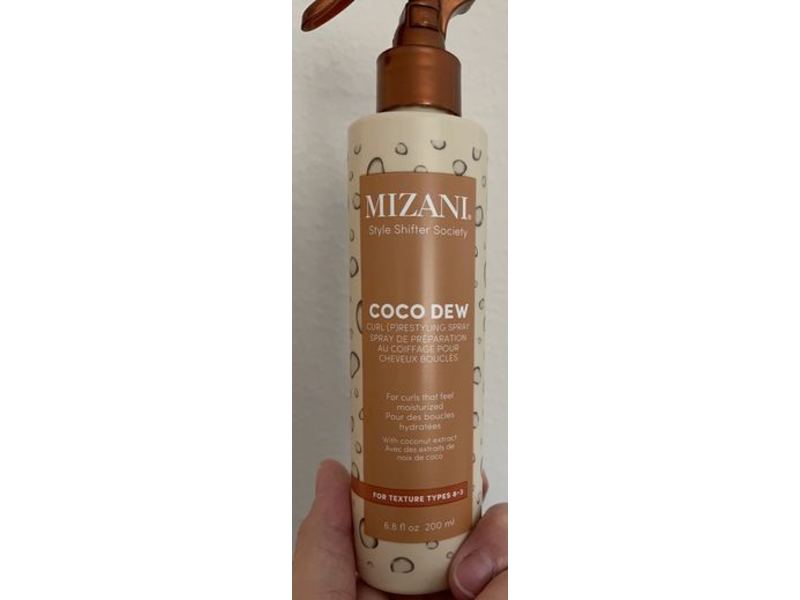 Mizani Style Shifter Society Curl (P) Restyling Spray, Coco Dew, 6.7 fl oz/200 mL