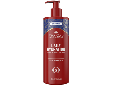 Old Spice Vitamin E Daily Hydration, Captain, 16 fl oz/473 mL
