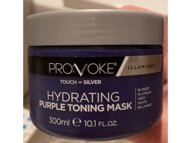 Provoke Hydrating Purple Toning Mask, Touch of Silver, 10.1 fl oz/300 mL