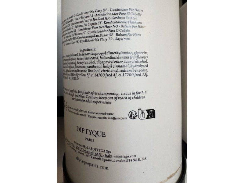 Diptyque Paris Conditioner, 11.83 fl oz/350 mL