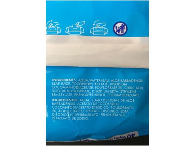 Nice 'N Clean Baby Wipes, Unscented, 40 Wipes