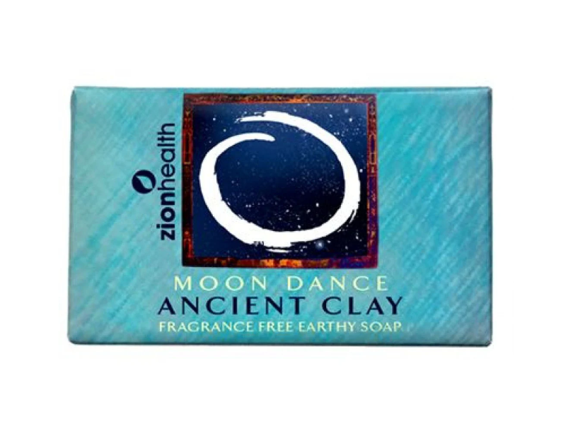 Zion Health Moon Dance Ancient Clay Soap, Fragrance Free, 6 oz