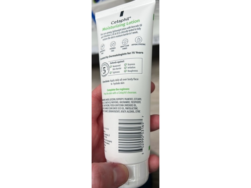 Cetaphil Moisturizing Lotion, 3.4 fl oz/100 mL