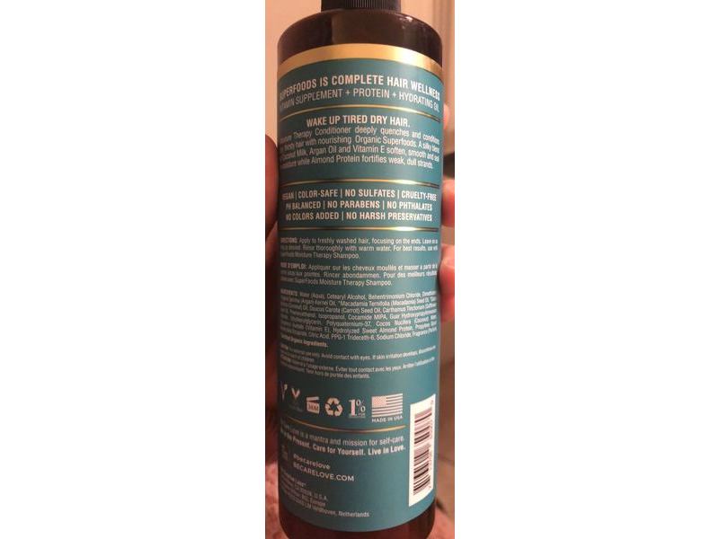 Be Care Love Moisture Therapy Conditioner, Coconut Milk, 12 fl oz/355 mL