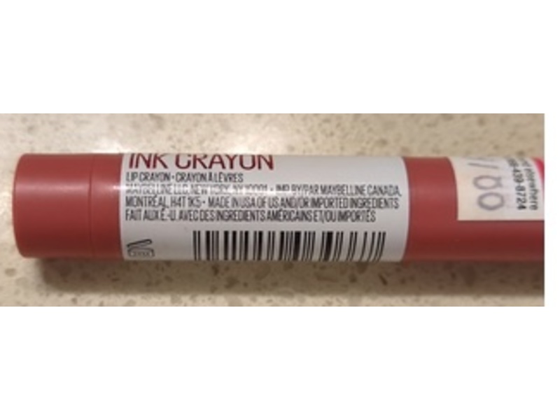 Maybelline Super Stay Ink Crayon Matte Lipstick Makeup, 140 Work For It, 0.04 oz