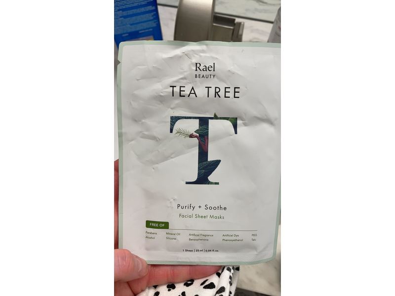 Rael Beauty Tea Tree Purify + Soothe Facial Sheet Masks