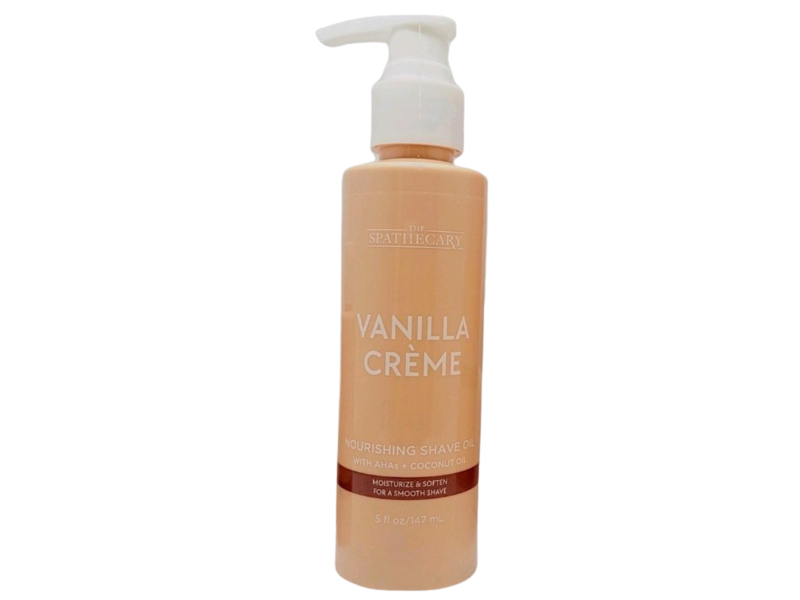 The Spathecary Nourishing Shave Oil, Vanilla Creme, 5 fl oz/147 mL