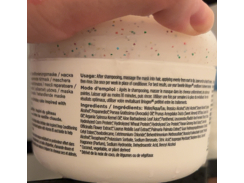 Briogeo Don't Despair, Repair! Deep Conditioning Mask, Vanilla Birthday Cake, 8 fl oz/236 mL