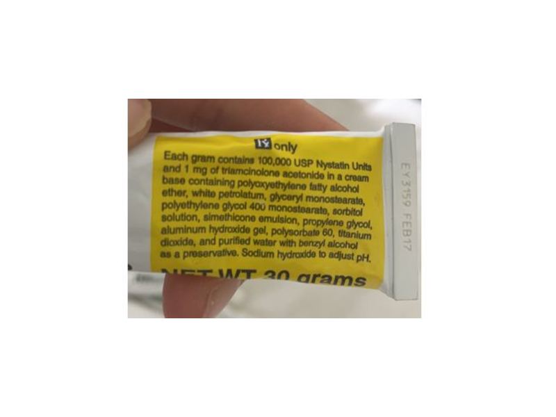 Nystatin & Triamcinolone Acetonide Cream USP, 30 g Fougera (RX)