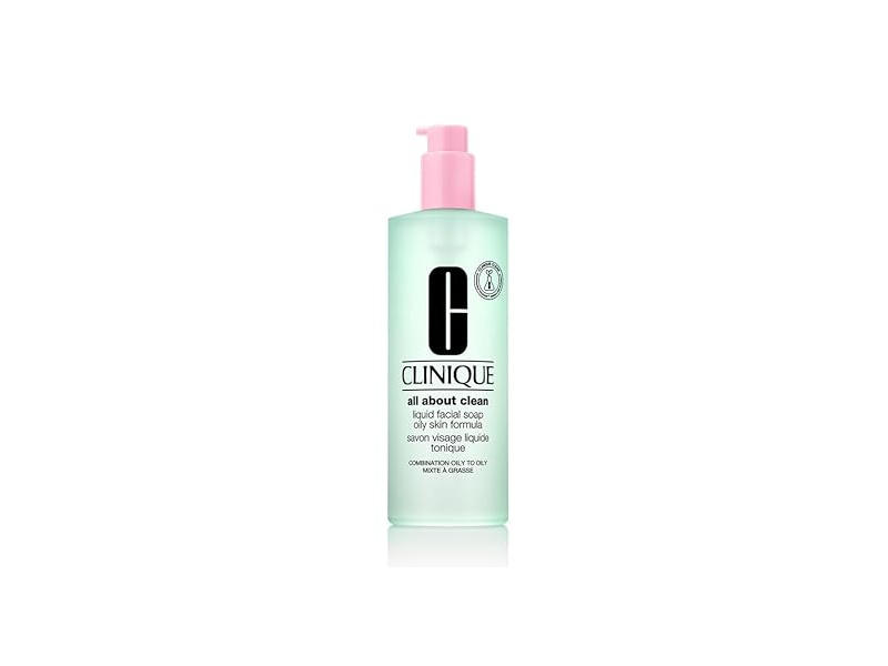 Clinique Liquid Facial Soap, Oily Skin Formula, 13.5 oz/400 mL