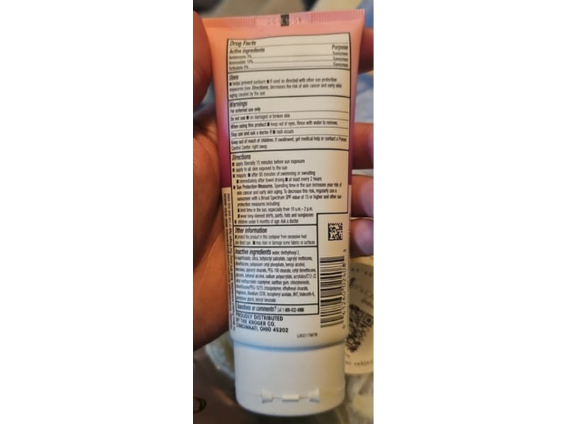 Kroger Face Sunscreen Lotion, SPF 30, 3 fl oz/88 mL